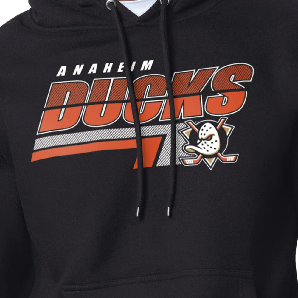 Anaheim Ducks Starter Logo Push Fleece Hoodie -  NHL Hoodies