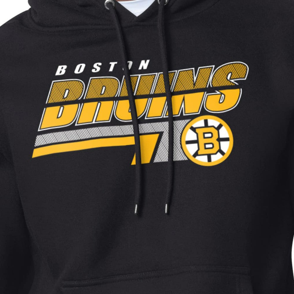 Boston Bruins Starter Logo Push Fleece Hoodie -  NHL Hoodies