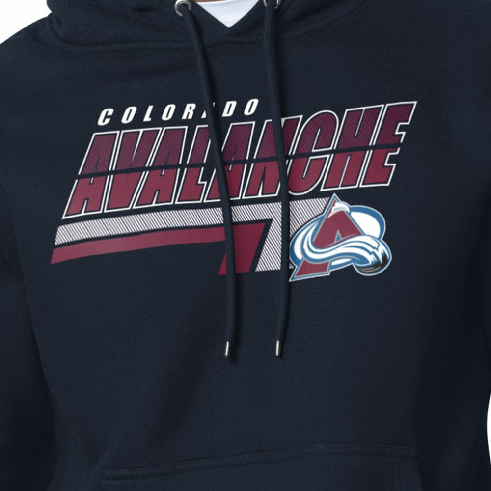 Colorado Avalanche Starter Logo Push Fleece Hoodie -  NHL Hoodies