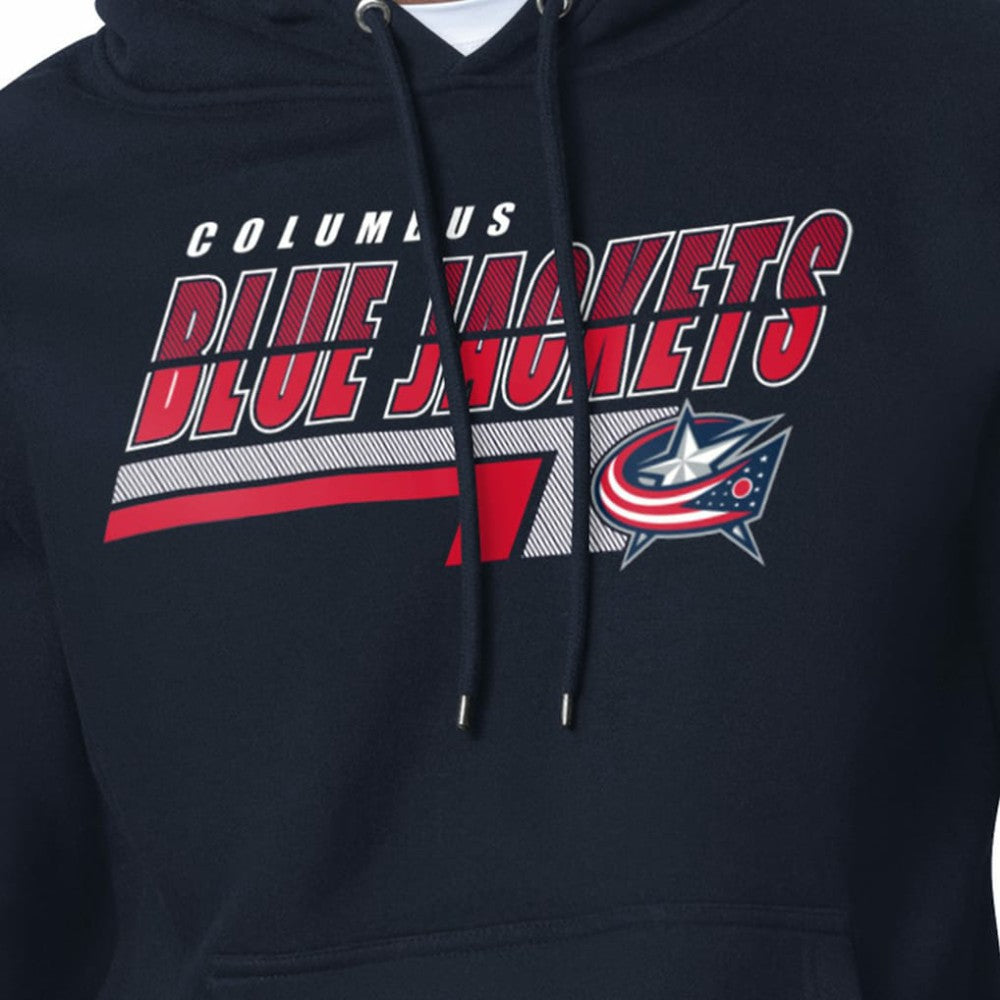 Columbus Blue Jackets Starter Logo Push Fleece Hoodie -  NHL Hoodies