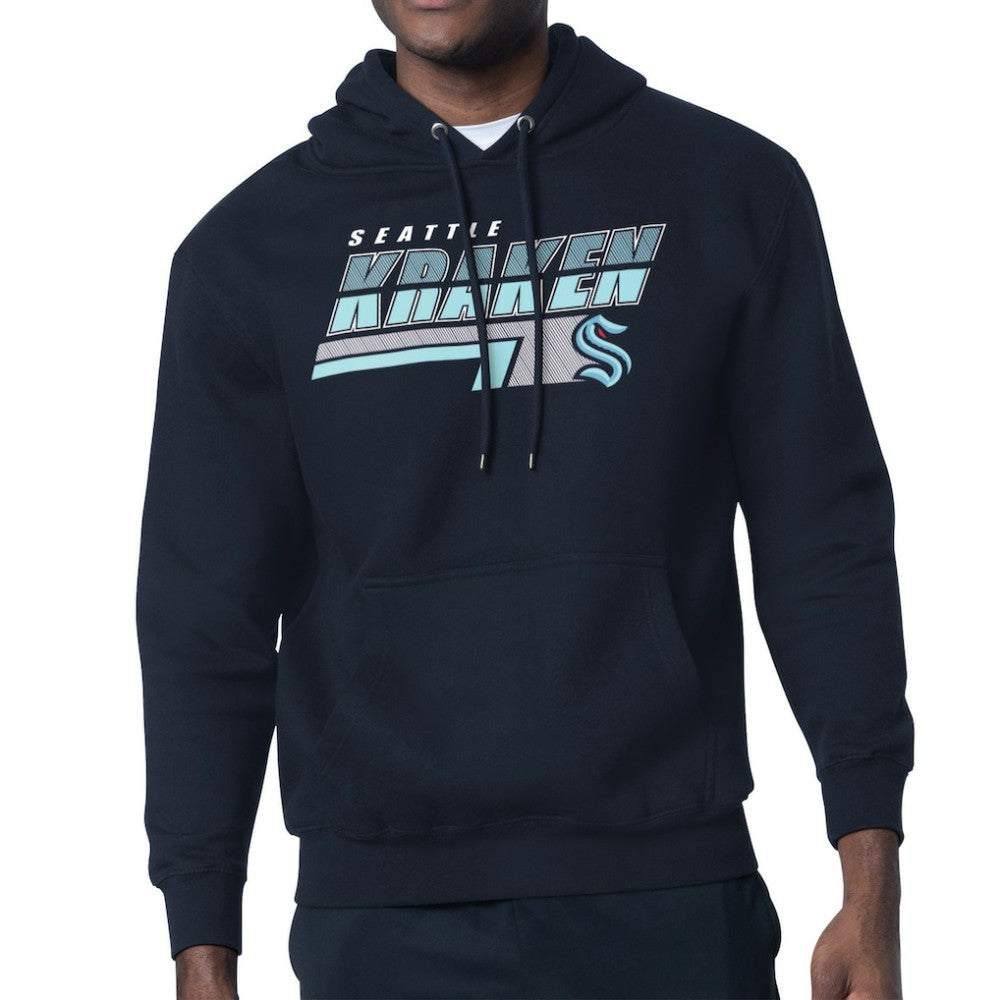 Seattle Kraken Starter Logo Push Fleece Hoodie -  NHL Hoodies