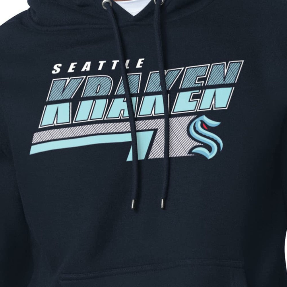 Seattle Kraken Starter Logo Push Fleece Hoodie -  NHL Hoodies
