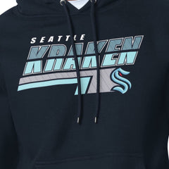 Seattle Kraken Starter Logo Push Fleece Hoodie -  NHL Hoodies