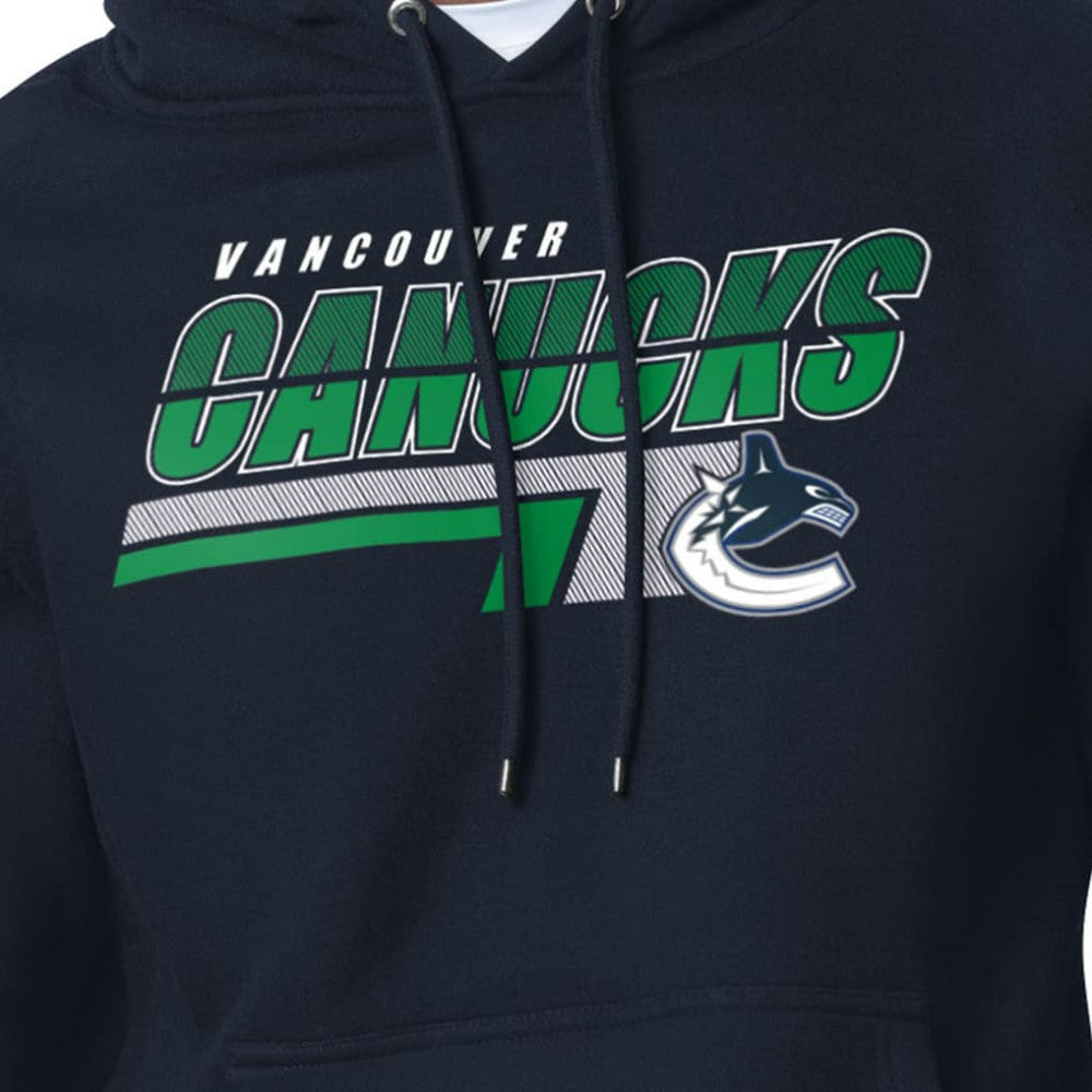 Vancouver Canucks Starter Logo Push Fleece Hoodie -  NHL Hoodies