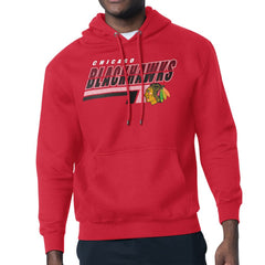 Chicago Blackhawks Starter Logo Push Fleece Hoodie -  NHL Hoodies