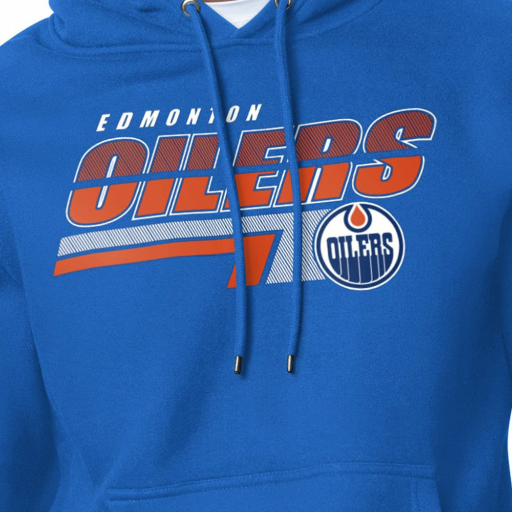 Edmonton Oilers Starter Logo Push Fleece Hoodie -  NHL Hoodies