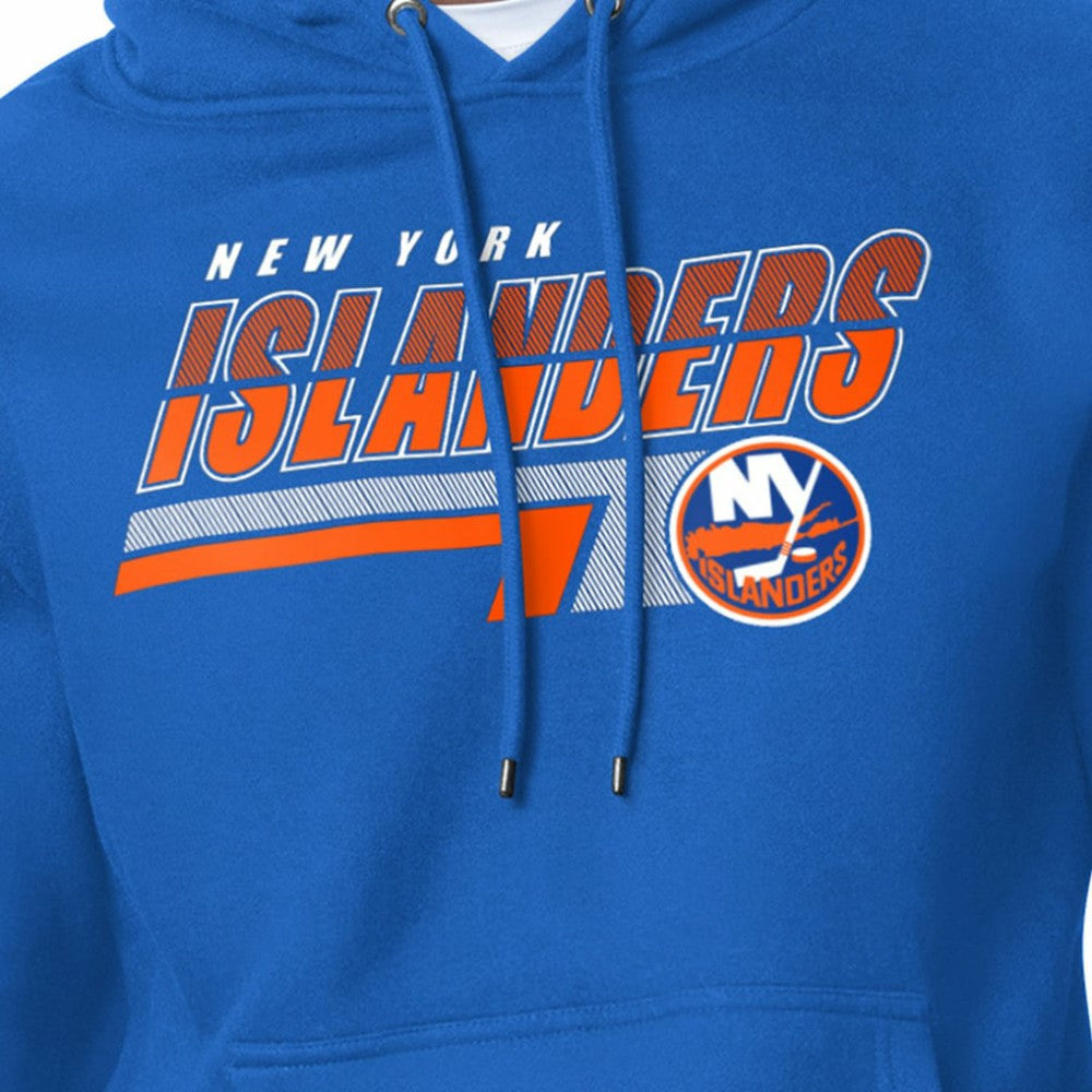 New York Islanders Starter Logo Push Fleece Hoodie -  NHL Hoodies