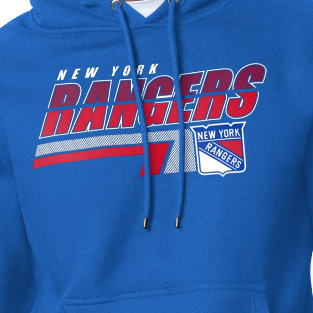New York Rangers Starter Logo Push Fleece Hoodie -  NHL Hoodies