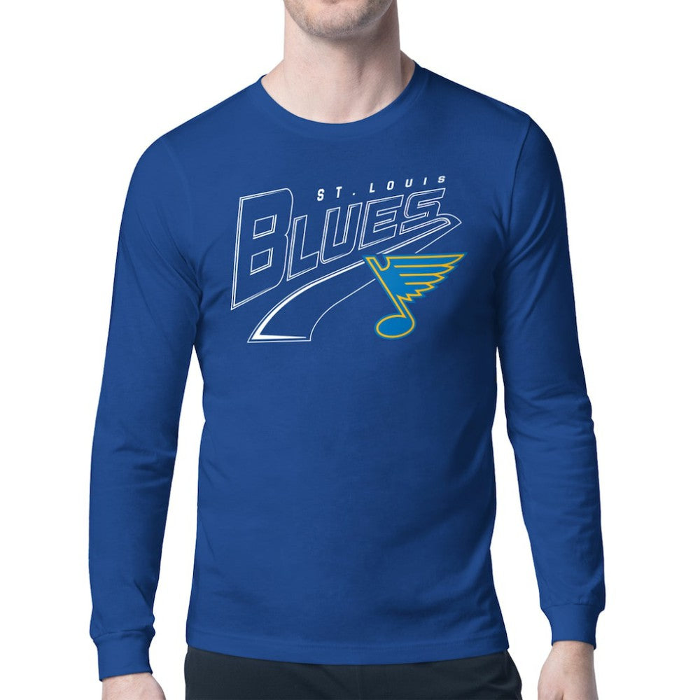 St. Louis Blues Starter Modern Tailsweep Long Sleeve T-Shirt -  NHL T-shirts