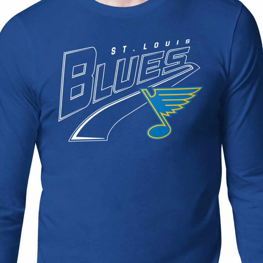 St. Louis Blues Starter Modern Tailsweep Long Sleeve T-Shirt -  NHL T-shirts