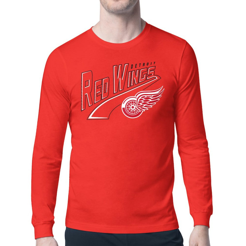 Detroit Red Wings Starter Modern Tailsweep Long Sleeve T-Shirt -  NHL T-shirts