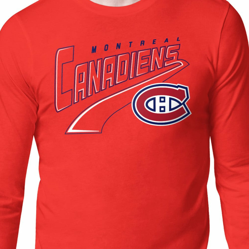 Montreal Canadiens Starter Modern Tailsweep Long Sleeve T-Shirt -  NHL T-shirts