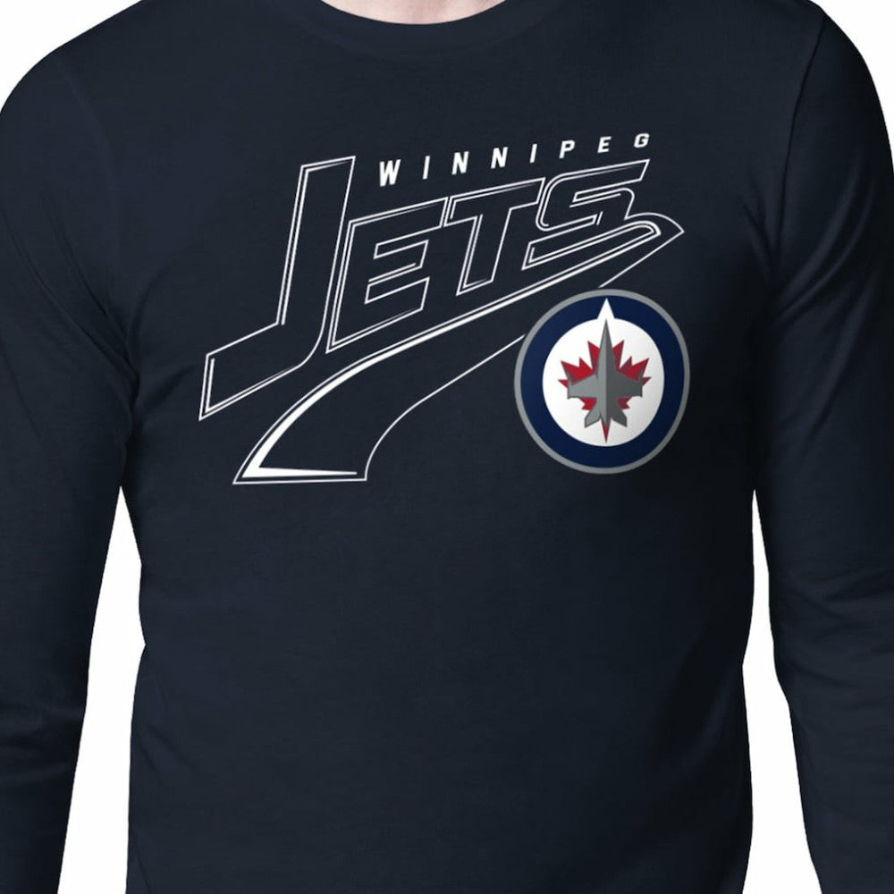 Winnipeg Jets Starter Modern Tailsweep Long Sleeve T-Shirt -  NHL T-shirts