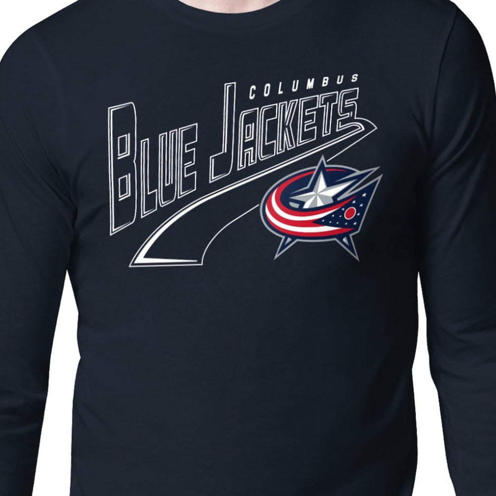 Columbus Blue Jackets Starter Modern Tailsweep Long Sleeve T-Shirt -  NHL T-shirts