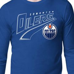 Edmonton Oilers Starter Modern Tailsweep Long Sleeve T-Shirt -  NHL T-shirts