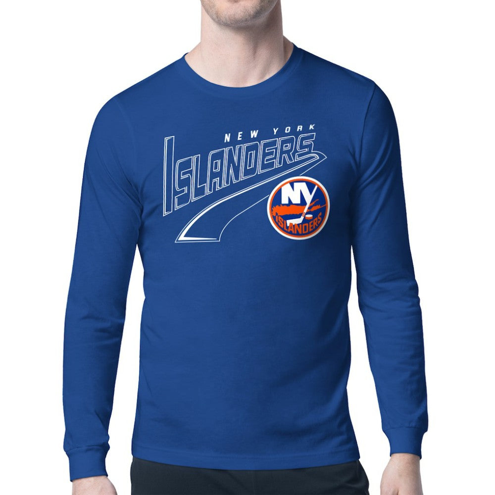 New York Islanders Starter Modern Tailsweep Long Sleeve T-Shirt -  NHL T-shirts