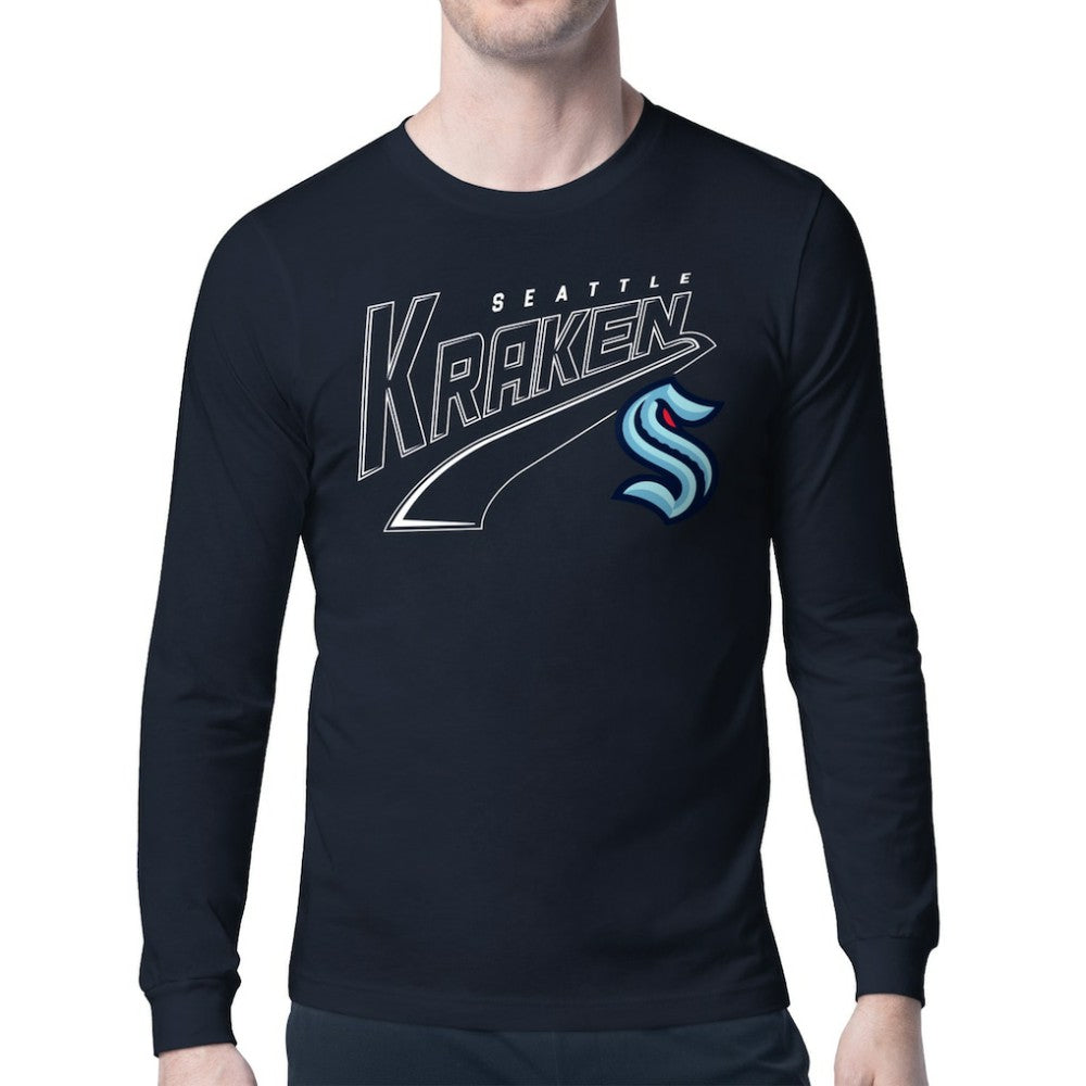 Seattle Kraken Starter Modern Tailsweep Long Sleeve T-Shirt -  NHL T-shirts