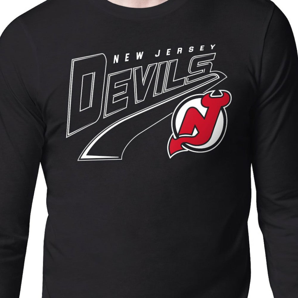 New Jersey Devils Starter Modern Tailsweep Long Sleeve T-Shirt -  NHL T-shirts
