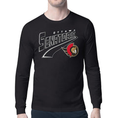 Ottawa Senators Starter Modern Tailsweep Long Sleeve T-Shirt -  NHL T-shirts