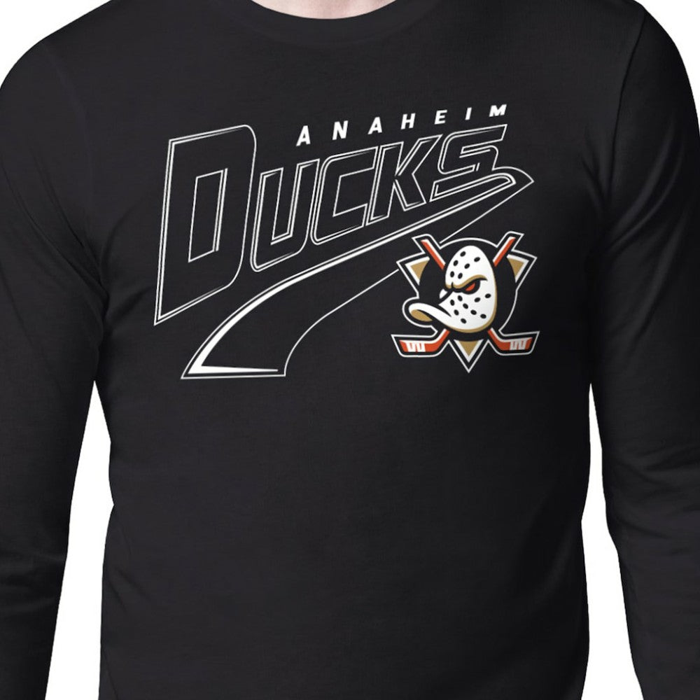 Anaheim Ducks Starter Modern Tailsweep Long Sleeve T-Shirt -  NHL T-shirts