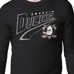 Anaheim Ducks Starter Modern Tailsweep Long Sleeve T-Shirt -  NHL T-shirts