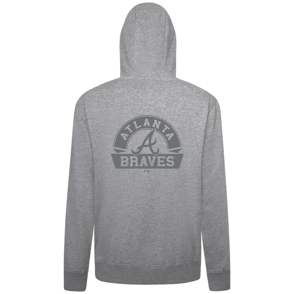 Atlanta Braves Levelwear Podium Chenille Logo Full-Zip Hoodie - MLB Hoodies