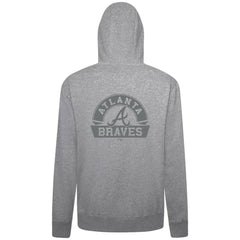 Atlanta Braves Levelwear Podium Chenille Logo Full-Zip Hoodie - MLB Hoodies