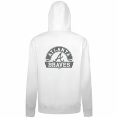 Atlanta Braves Levelwear Podium Chenille Logo Full-Zip Hoodie - MLB Hoodies