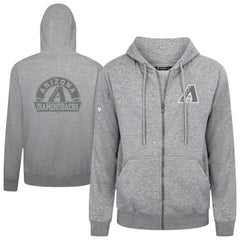 Arizona Diamondbacks Levelwear Podium Chenille Logo Full-Zip Hoodie - MLB Hoodies
