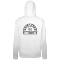 Colorado Rockies Levelwear Podium Chenille Logo Full-Zip Hoodie - MLB Hoodies