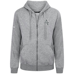 Los Angeles Dodgers Levelwear Podium Chenille Logo Full-Zip Hoodie - MLB Hoodies