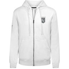 Kansas City Royals Levelwear Podium Chenille Logo Full-Zip Hoodie - MLB Hoodies