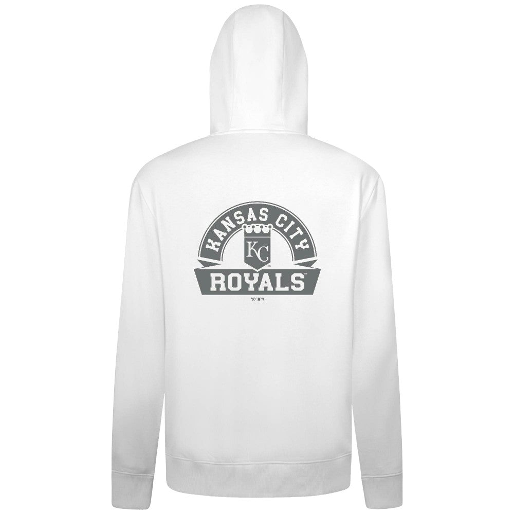 Kansas City Royals Levelwear Podium Chenille Logo Full-Zip Hoodie - MLB Hoodies