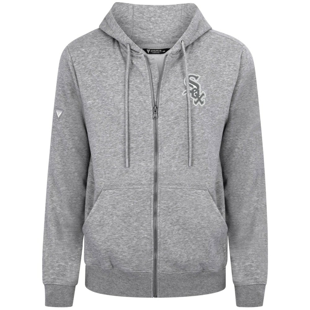 Chicago White Sox Levelwear Podium Chenille Logo Full-Zip Hoodie - MLB Hoodies