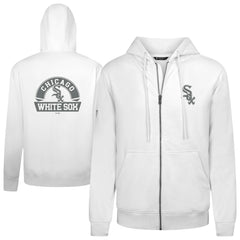 Chicago White Sox Levelwear Podium Chenille Logo Full-Zip Hoodie - MLB Hoodies