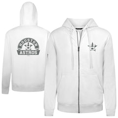 Houston Astros Levelwear Podium Chenille Logo Full-Zip Hoodie - MLB Hoodies