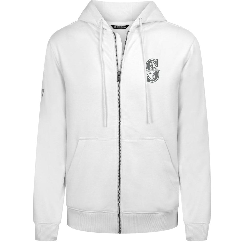 Seattle Mariners Levelwear Podium Banner Arch Full-Zip Hoodie - MLB Hoodies