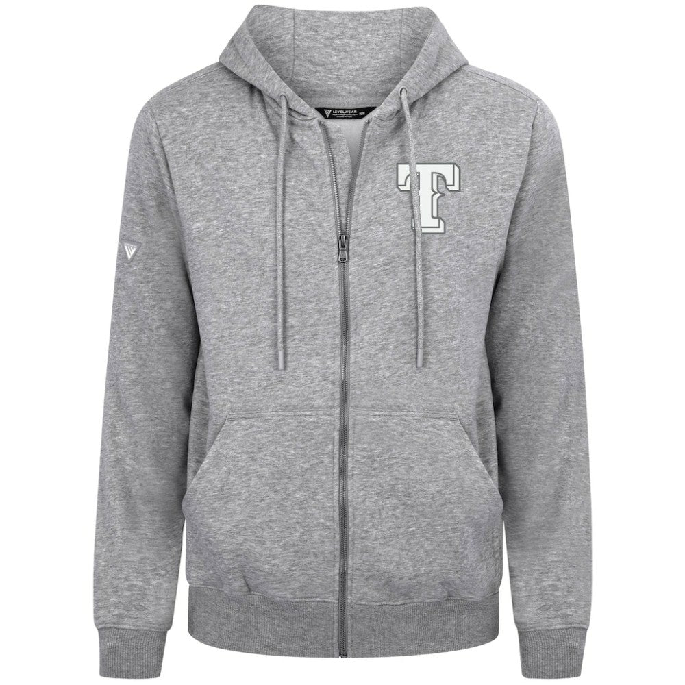 Texas Rangers Levelwear Podium Banner Arch Full-Zip Hoodie - MLB Hoodies