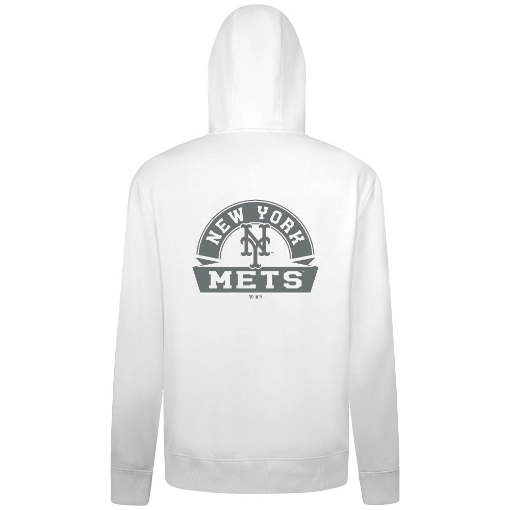 New York Mets Levelwear Podium Banner Arch Full-Zip Hoodie - MLB Hoodies