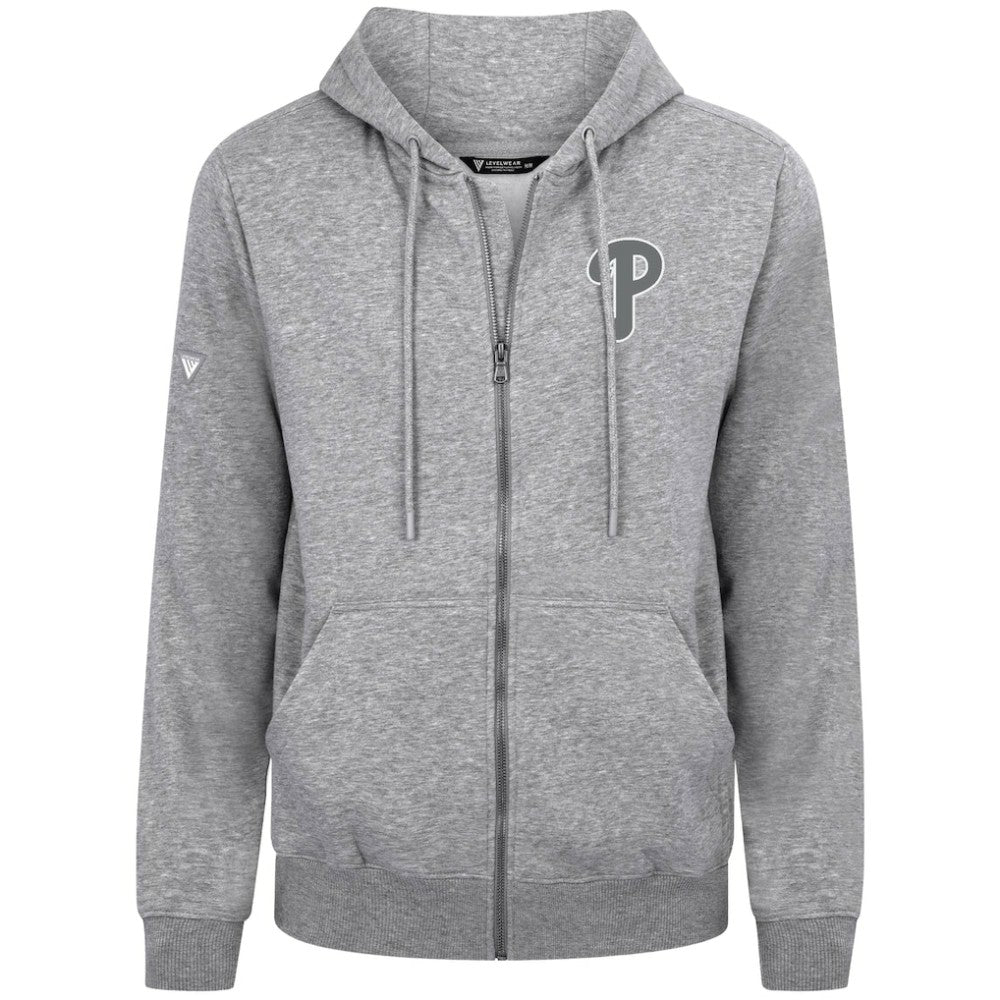 Philadelphia Phillies Levelwear Podium Banner Arch Full-Zip Hoodie - MLB Hoodies
