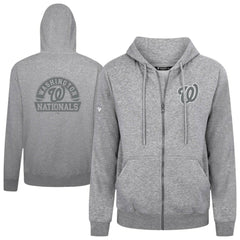 Washington Nationals Levelwear Podium Banner Arch Full-Zip Hoodie - MLB Hoodies