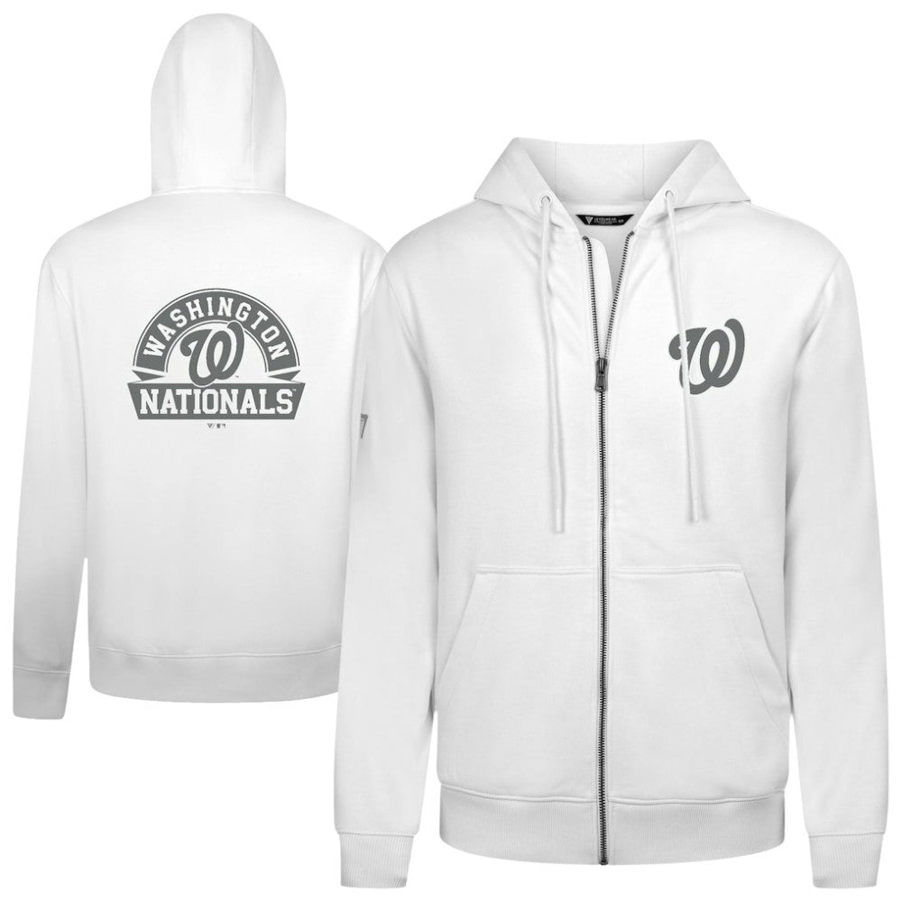 Washington Nationals Levelwear Podium Banner Arch Full-Zip Hoodie - MLB Hoodies