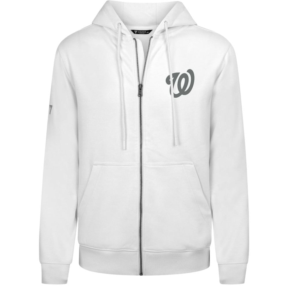 Washington Nationals Levelwear Podium Banner Arch Full-Zip Hoodie - MLB Hoodies