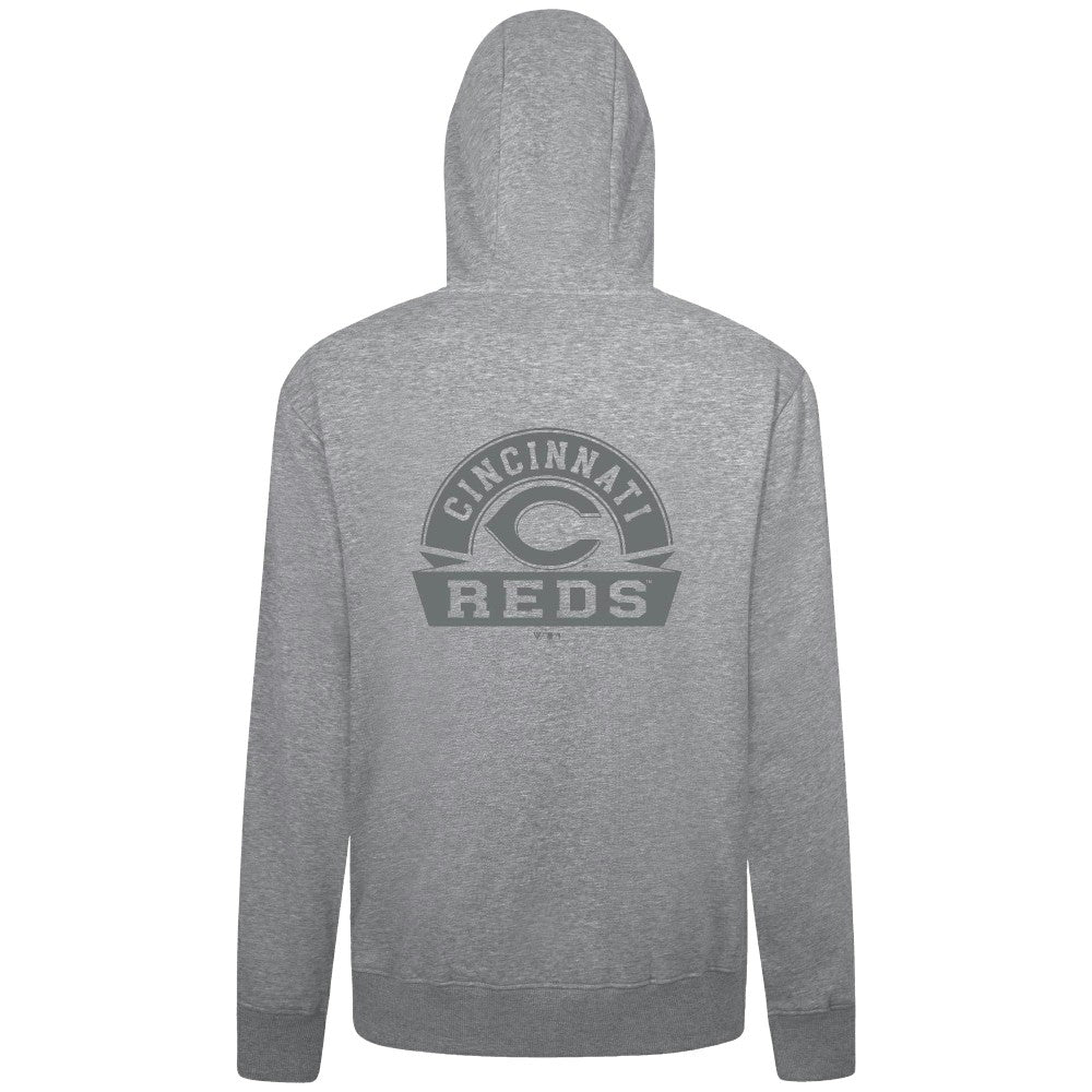 Cincinnati Reds Levelwear Podium Banner Arch Full-Zip Hoodie - MLB Hoodies