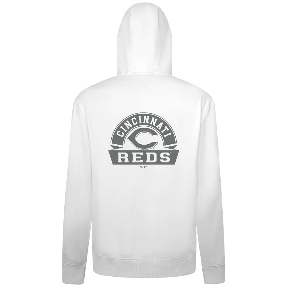 Cincinnati Reds Levelwear Podium Banner Arch Full-Zip Hoodie - MLB Hoodies