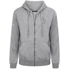 St. Louis Cardinals Levelwear Podium Banner Arch Full-Zip Hoodie - MLB Hoodies