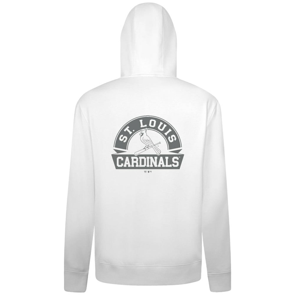 St. Louis Cardinals Levelwear Podium Banner Arch Full-Zip Hoodie - MLB Hoodies