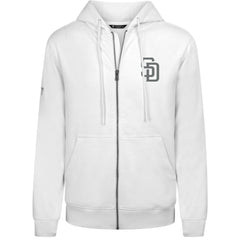 San Diego Padres Levelwear Podium Banner Arch Full-Zip Hoodie - MLB Hoodies