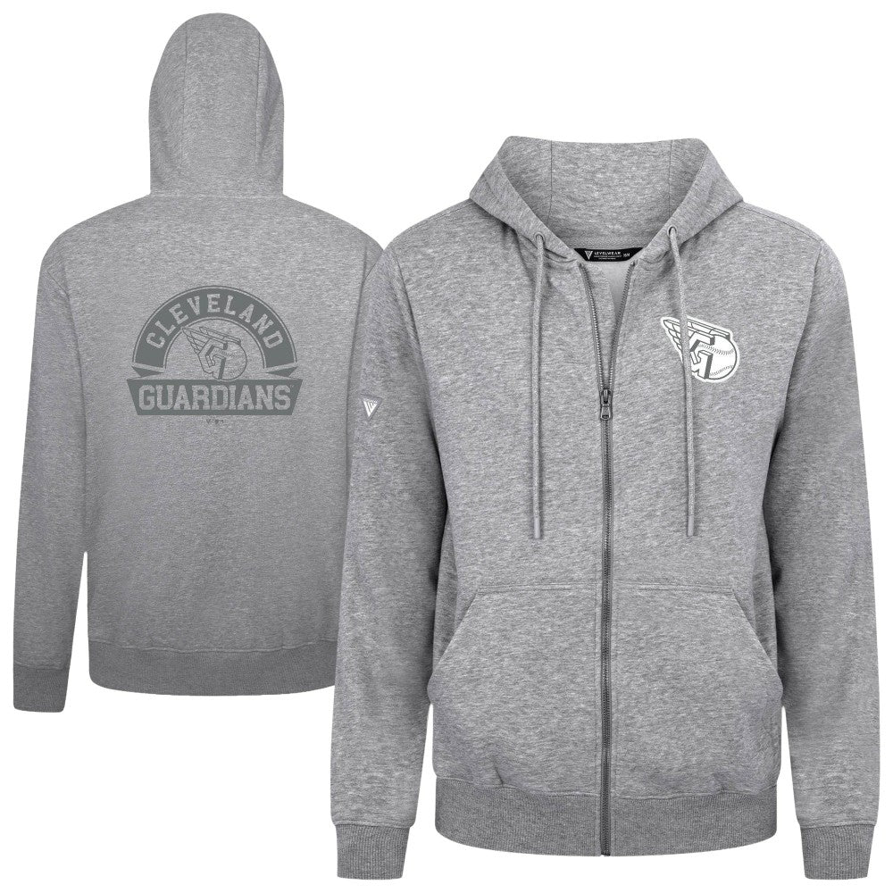 Cleveland Guardians Levelwear Podium Banner Arch Full-Zip Hoodie - MLB Hoodies