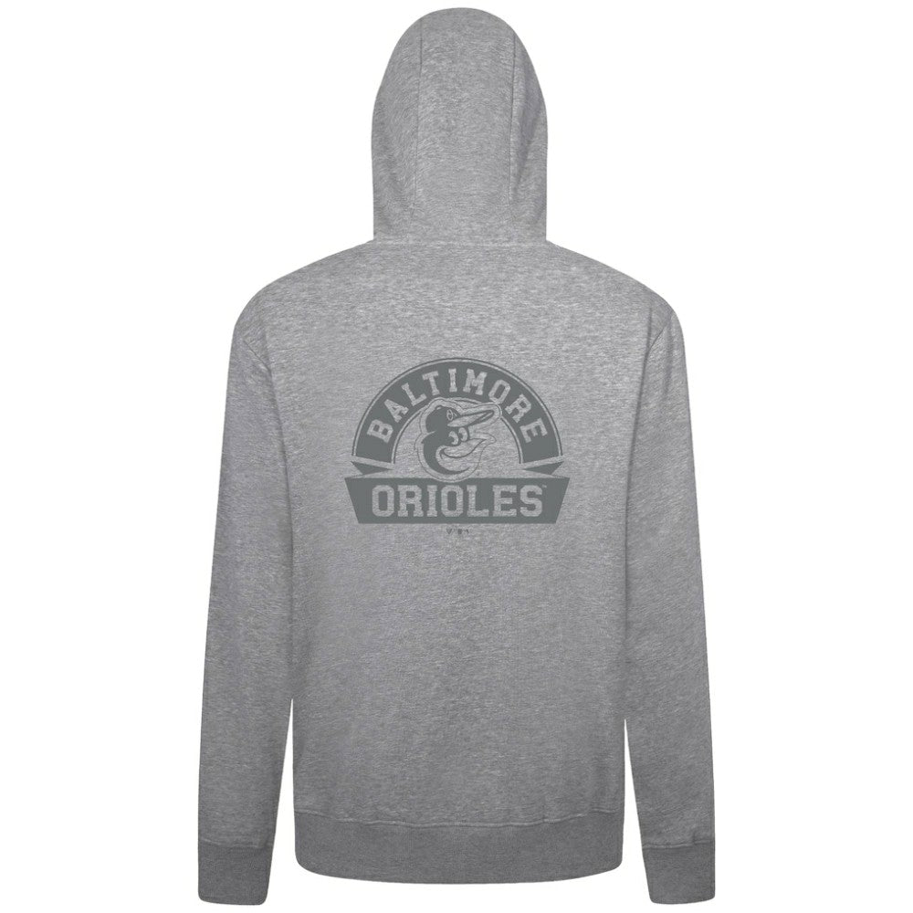 Baltimore Orioles Levelwear Podium Banner Arch Full-Zip Hoodie - MLB Hoodies